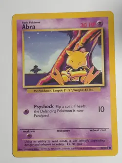 Abra 43/102 Pokemon CCG Base set - Image 1