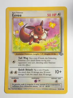 Pokemon TCG Jungle Eevee 51/64 - Image 1