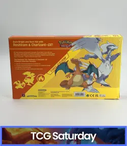 2021 POKEMON TAG TEAM RESHIRAM & CHARIZARD GX PREMIUM COLLECTION SEALED - Image 2