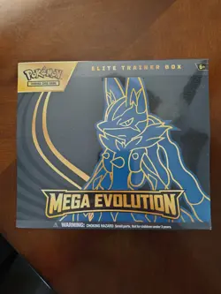 Pokemon Mega Evolution Elite Trainer Box Lucario (Factory Sealed) TCG excellent - Image 1