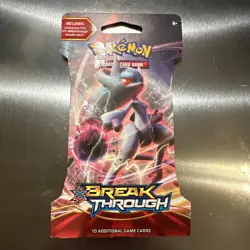 Pokemon XY Breakthrough Sleeved Booster Pack Sealed English 2015 M Mewtwo Ex Art - Image 1