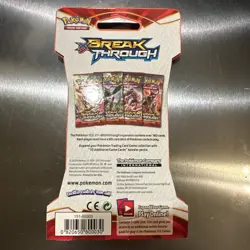 Pokemon XY Breakthrough Sleeved Booster Pack Sealed English 2015 M Mewtwo Ex Art - Image 2