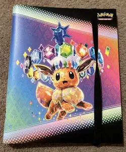 Pokemon Prismatic Evolutions Eevee Binder Only - Image 1