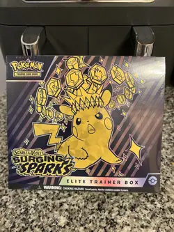 Pokemon TCG: Scarlet & Violet Surging Sparks Elite Trainer Box ETB New & Sealed - Image 1
