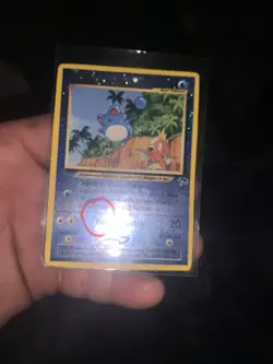 Pokemon Marill 11/18 Southern Islands 2007 Reverse Holo With Swirl - Image 2