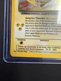 Vintage Pokemon TCG Dark Raichu Team Rocket 83/82 Holo Secret Rare 2000 Wizards - Image 3
