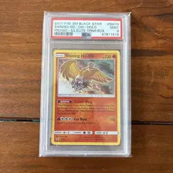 Pokemon TCG Shining HO-OH Sun & Moon Sm70 Promo PSA 9 - Image 2