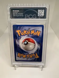 Pokemon Drowzee 49/102 Base Set Unlimited 1999 WOTC PCG NM/MINT+ 8.5 Graded - Image 2