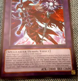 Yugioh Dark Magician of Destruction MZMU-EN011 1st Edition Fusion/Effect Holo - Image 4