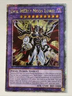 Yu-Gi-Oh! Evil HERO Neos Lord SUDA-EN031 Quarter Century Rare - Image 1