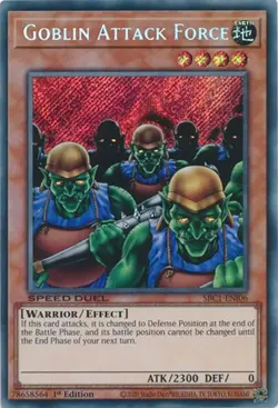 Goblin Attack Force (Secret Rare)-Secret Rare - 1st Edition - SBC1-ENI06 - Sp... - Image 1