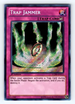 Yugioh Trap Jammer LCJW-EN111 Secret Rare - NM 💎 - Image 1