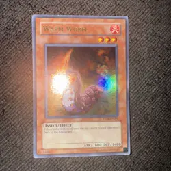 Yugioh Warm Worm TF04-EN001 Super Rare Promo English MP - Image 1