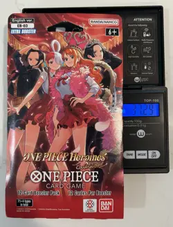 ONE PIECE Heroines Edition EB-03 Sleeved Booster Pack - HEAVY (37.29 g) - NEW - Image 1