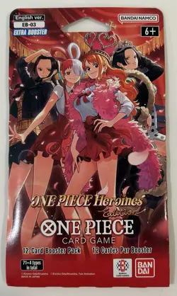 ONE PIECE Heroines Edition EB-03 Sleeved Booster Pack - HEAVY (37.29 g) - NEW - Image 2