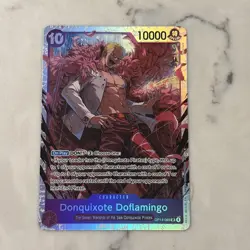 One Piece CCG Donquixote Doflamingo The Azure Seas Seven SR Foil OP14-069 NM - Image 1