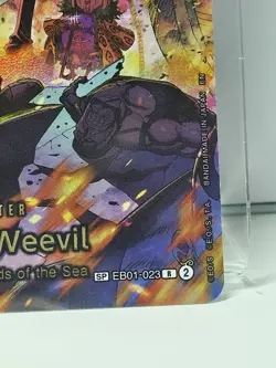 One Piece TCG Op-14 The Azure Sea’s Seven EB01-023 Edward Weevil SP English - Image 3