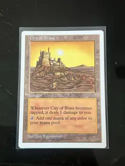 City of Brass MTG Classic 6th Edition Rare - Image 1