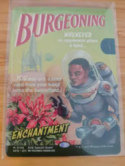 MTG Burgeoning (Showcase) 0126 Edge of Eternities Special Guest M/NM - Image 1