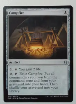 Campfire *Uncommon* Magic MtG x1 CLB Baldur's Gate - Image 1