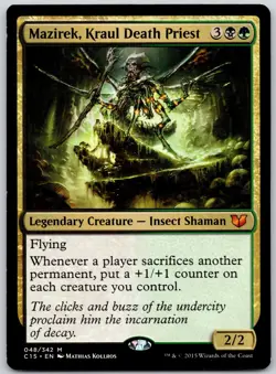 Mazirek, Kraul Death Priest - Commander 2015 C15- MTG - LP Magic - 48 M - Image 1
