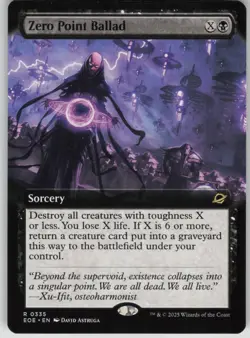 MTG TCG Zero Point Ballad (Extended Art) R Edge of Eternities 335 - Image 1