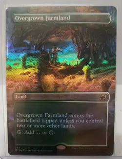 🔥Overgrown Farmland-Foil Full Art - Midnight Hunt - MINT! PACK FRESH MTG LAND🔥 - Image 1