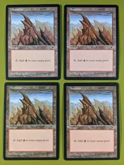 Mountain (Left) x4 Tempest 4x Playset Magic the Gathering MTG - Image 1