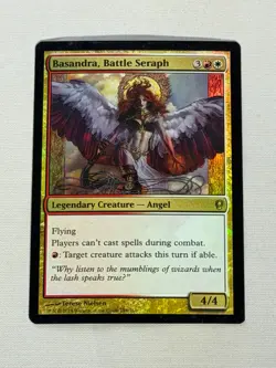 MTG FOIL Basandra, Battle Seraph Conspiracy Magic the Gathering - Image 1