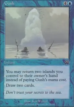 [1x] Gush Slight Play, English Mercadian Masques MTG Magic - Image 1