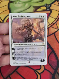 Serra the Benevolent (White Border) Mystery Booster 2 MTG NM - Image 1