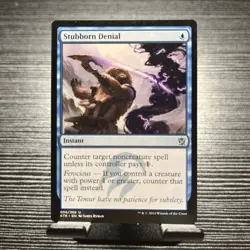 Stubborn Denial MTG Khans of Tarkir Instant – Lightly Played - Image 1