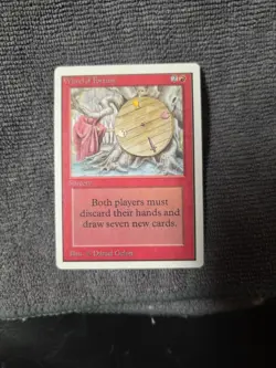 WHEEL OF FORTUNE UNLIMITED Rare Magic The Gathering Mtg Vintage Great Shape - Image 1