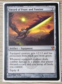 Sword of Feast and Famine Magic Modern Event Deck Regular - Image 1