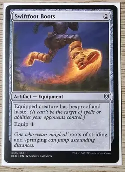 Swiftfoot Boots Commander Legends: Battle for Baldur's Gate Foil - Image 1
