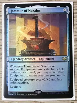 Hammer of Nazahn Double Masters Foil - Image 1