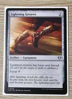 Lightning Greaves Commander Masters Regular - Image 1