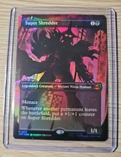 Super Shredder (Borderless) Teenage Mutant Ninja Turtles Foil - Image 1