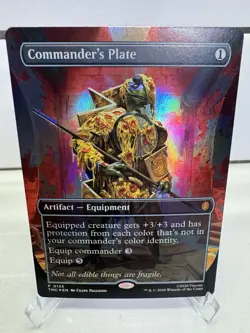 Commander's Plate (Borderless) Commander: Teenage Mutant Ninja Turtles Foil - Image 1