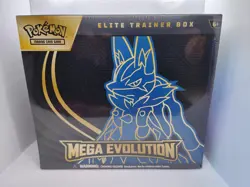 Pokemon TCG: Mega Evolution Elite Trainer Box ETB - Lucario - New SEALED - Image 1