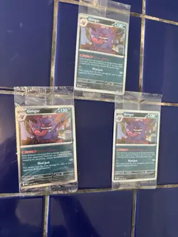 Pokemon - Gengar 050/088 EB Games Sealed Promo English - Near Mint Sealed X3 😱 - Image 1