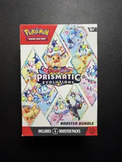 Pokemon TCG: S&V Prismatic Evolutions Booster Bundle (6pks) NEW & FACTORY SEALED - Image 1