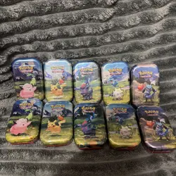 Pokemon TCG Ascended Heroes Mini Tins Display Box Of 10 Tins All New & Sealed! - Image 2