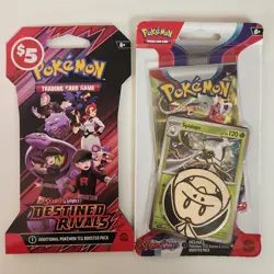 2 Pokemon Packs Scarlet Violet Base Blister Pack & Destined Rivals Both New - Image 1