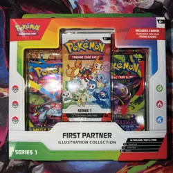 Pokemon TCG First Partner Illustration Collection Series 1 Box SEALED - Image 1