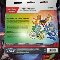 Pokemon TCG First Partner Illustration Collection Series 1 Box SEALED - Image 2
