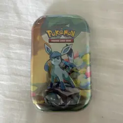 Prismatic Evolutions Mini Tin - Glaceon Art - Sealed Brand NEW - Pokemon TCG - Image 1