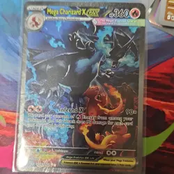 Pokemon Mega Charizard X EX 125/094 Phantasmal Flames Special Rare Holo - Image 1