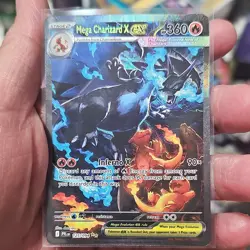 Pokemon Mega Charizard X EX 125/094 Phantasmal Flames Special Rare Holo - Image 3