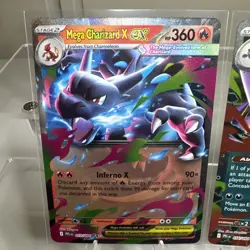 Pokemon Mega Charizard X ex 13/094 Mega Gengar ex 56/094 Mega Sharpedo 113/094 - Image 4
